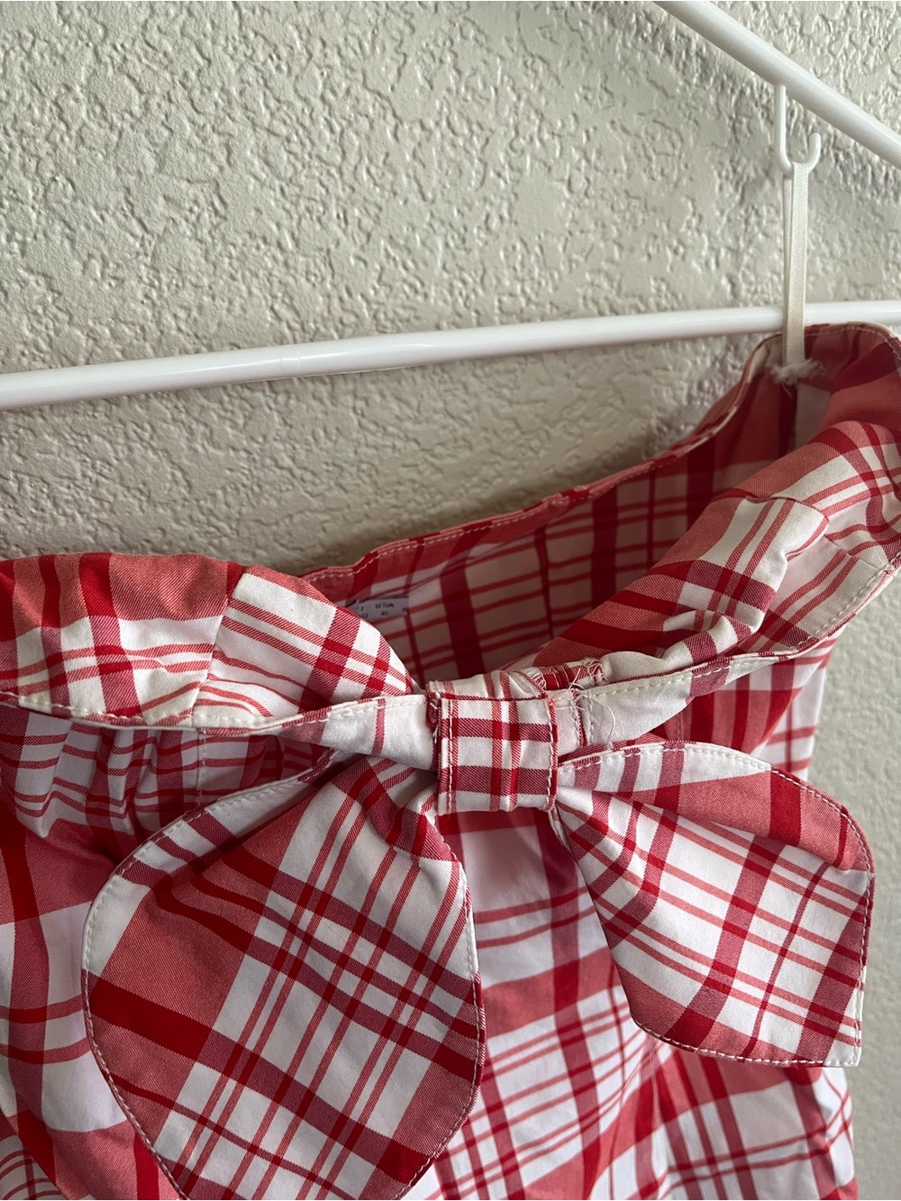 Very Rare Moschino Plaid Strapless Dress - Picture 5 of 8